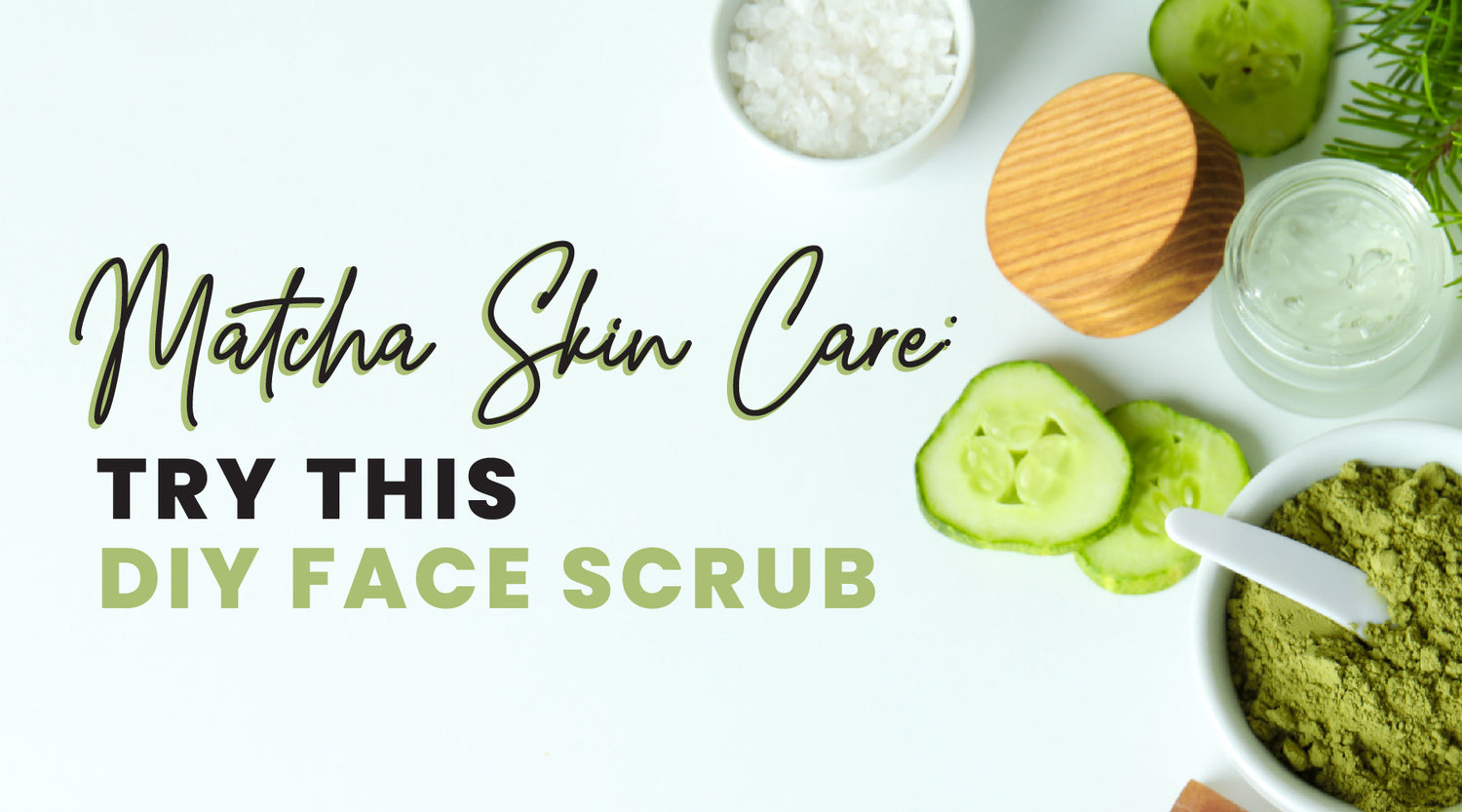 matcha-skin-care-natural-face-scrub